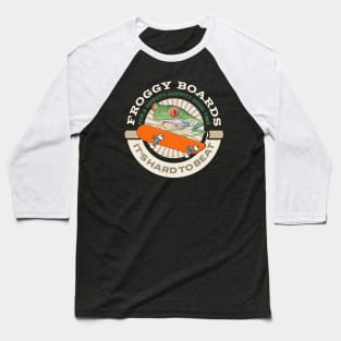 Funny Cute Red Eyed Tree Frog Baseball T-Shirt